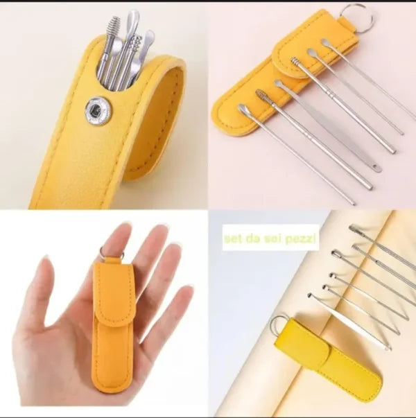 60% OFF Ear Cleaning Kit – 6 Pcs Ear Pick Tools