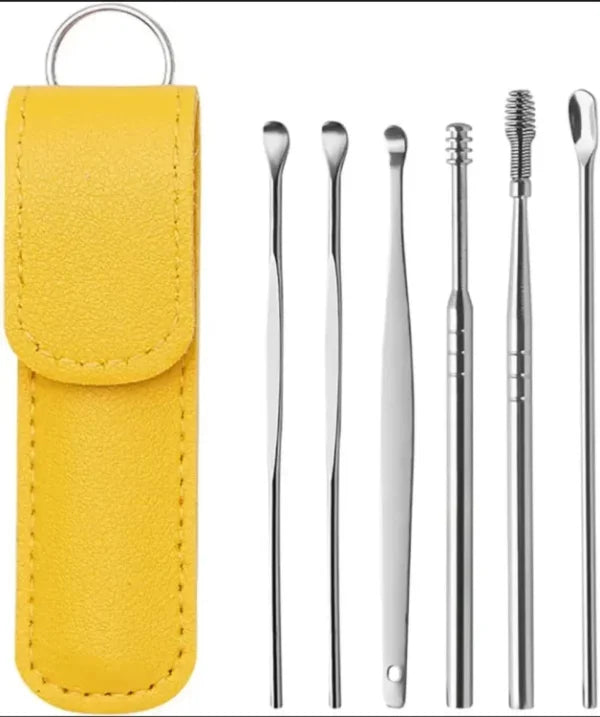 60% OFF Ear Cleaning Kit – 6 Pcs Ear Pick Tools