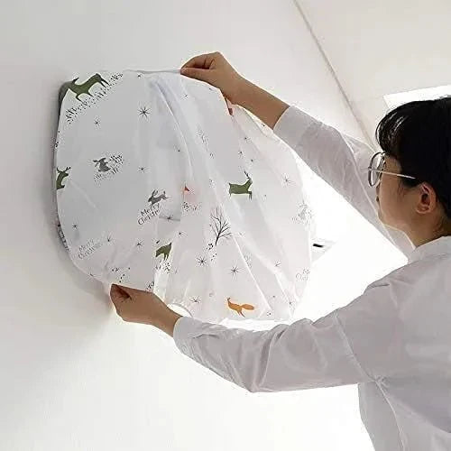 Waterproof Stretchable AC Cover with Elastic Dust Protection - AlifdukanAlifdukan types here :)