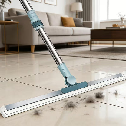 Shopzone all-purpose scraping wiper handle for household cleaning, ideal for floors, bathrooms, kitchens, showers, tiles, and pet hair removal.
