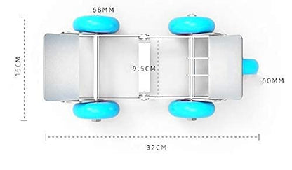 Car Jack Tire Skates, Flexible Emergency Tire Roller, Powerful Boost for Motorcycles, Flat Tire Booster Move Tool with 5 Wheels, Tire Wheel Dolly, Flat Tire Booster.