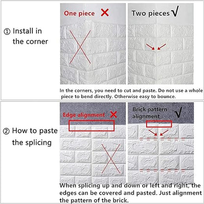3D Wall Brick Sheet