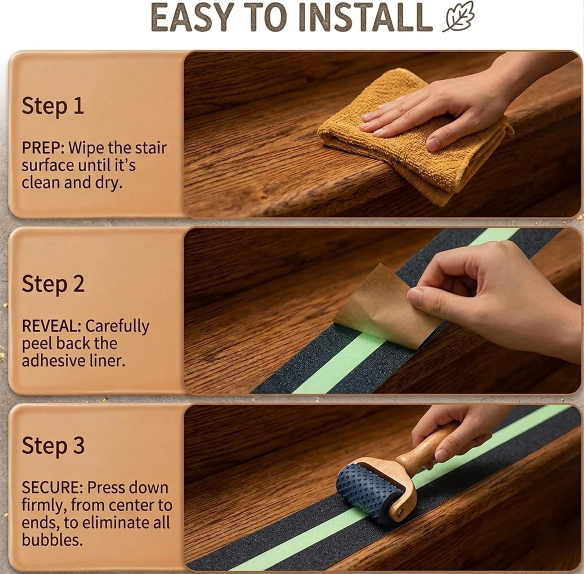 Veltrix Anti Slip Tape For Stairs 2 INCH x 10 METER Waterproof Non-Slip Strips, Heavy Duty Friction Grip Tape for Tiles, Granite, Marble, and Wooden Steps to Prevent