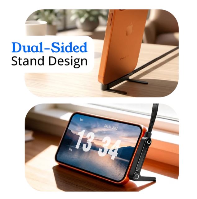 240W Super Fast Charging Flat Nylon Stand Cable With Adjustable Wings