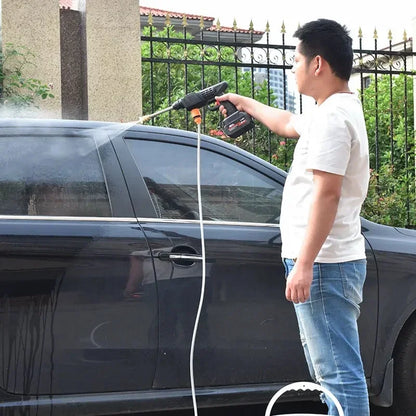 Rechargeable Portable Powerful High Pressure Water Spray Gun 48VF Lithium Cordless Wireless Car Wash Water Jet Foam Gun Car Wash