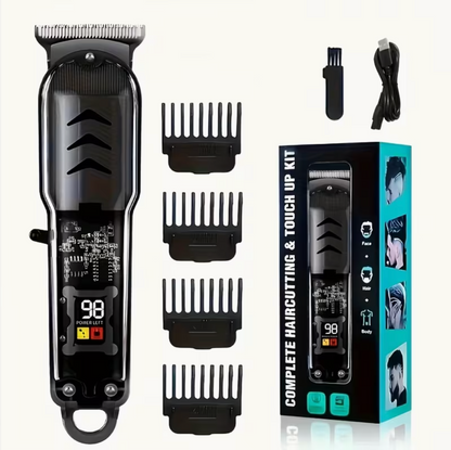 ⚡ Powerful T-Blade Electric Shaver Trimming Set ✂️ Ultra-Sharp Stainless Steel Blades 🔋 Long-Lasting Battery 🎯 Smooth, Precise & Pull-Free Trimming 🔌 Type-C fast charging 