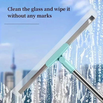 All - Purpose Scraping Wiper Handle Household Cleaning Tool for Floor Bathroom Kitchen Shower Tile Pet Hair - AlifdukanStyleNest types here :)
