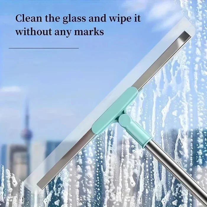 All - Purpose Scraping Wiper Handle Household Cleaning Tool for Floor Bathroom Kitchen Shower Tile Pet Hair - AlifdukanStyleNest types here :)