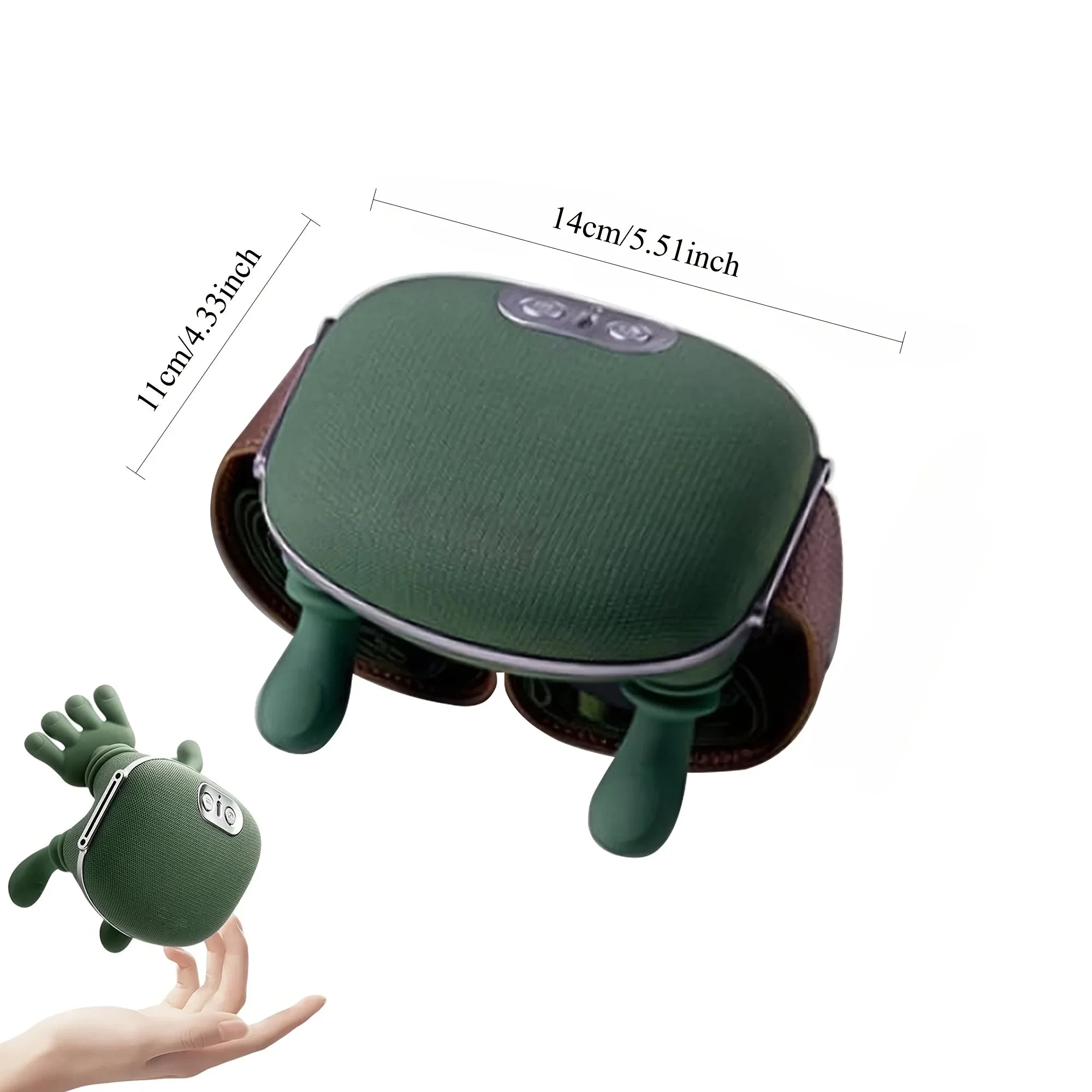 Electric Hand-Simulated Neck, Shoulder & Back Massager with Deep Tissue Kneading
