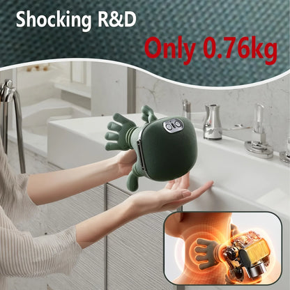Electric Hand-Simulated Neck, Shoulder & Back Massager with Deep Tissue Kneading