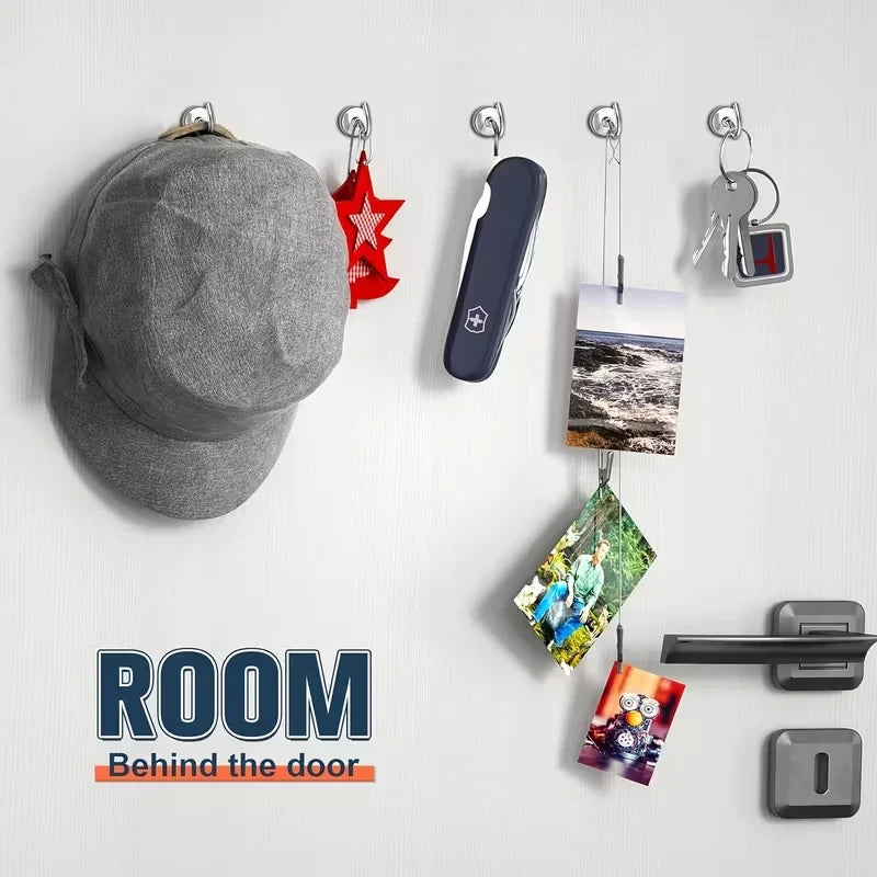 FINDMAG Magnetic Hooks – Heavy-Duty  3 to 5 kg+ Magnetic Hooks | 5 Pack & 10 Pack