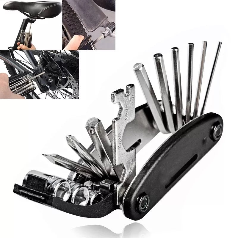 Multi Function Bicycle Repair Toolkit
