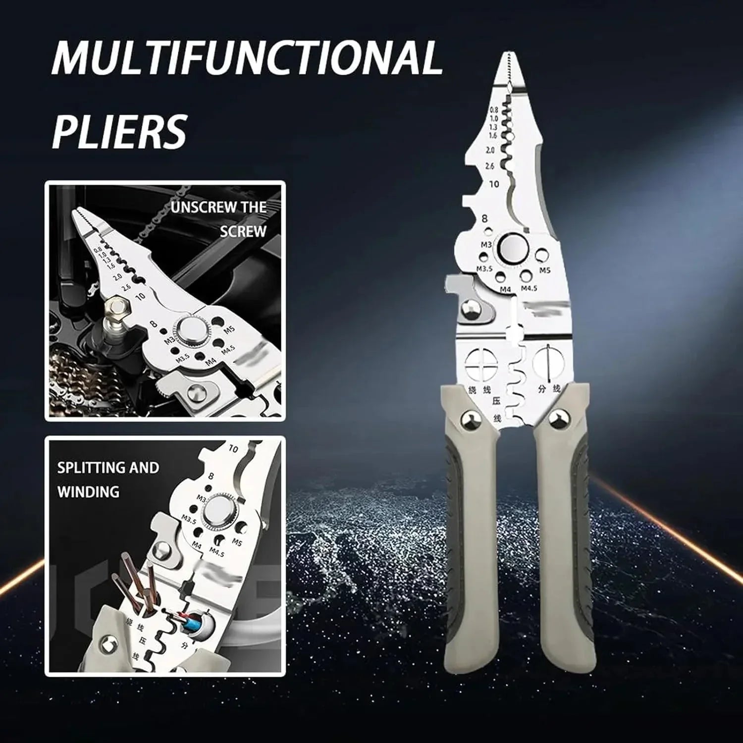 Multi - Function Wire Stripper and Crimping Tool - AlifdukanAlifdukan types here :)