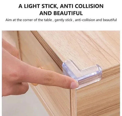 (pack of 2)Transparent Furniture Corner Protectors – Child Safety Edge Guards - AlifdukanAlifdukan types here :)