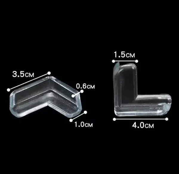 (pack of 2)Transparent Furniture Corner Protectors – Child Safety Edge Guards - AlifdukanAlifdukan types here :)