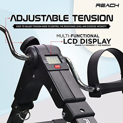 Pedal Exerciser Mini Exercise Bike Arm and Leg Exercise Peddler Machine - AlifdukanAlifdukan types here :)